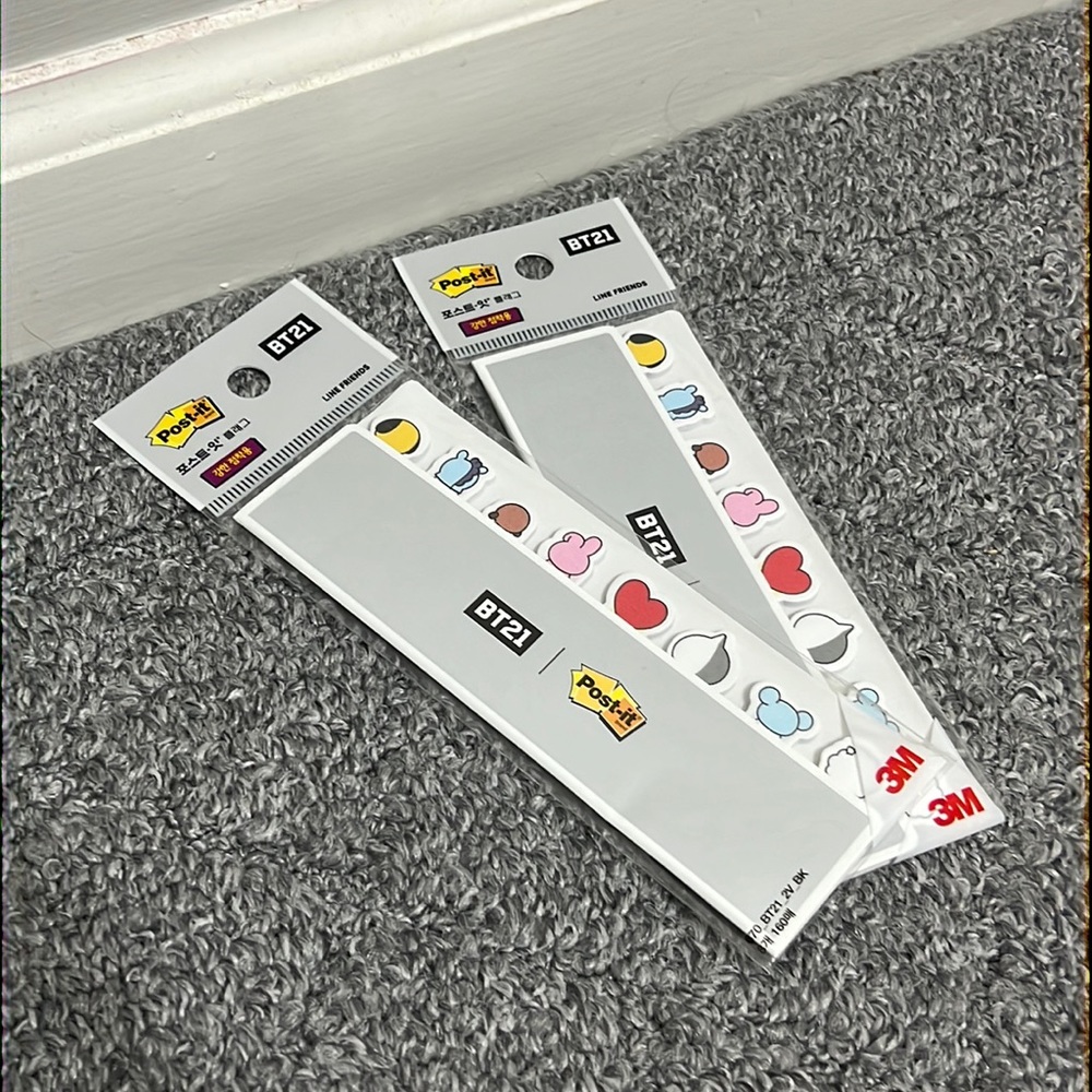 Korea Exclusive BTS B21 Post It Notepad Page Flags